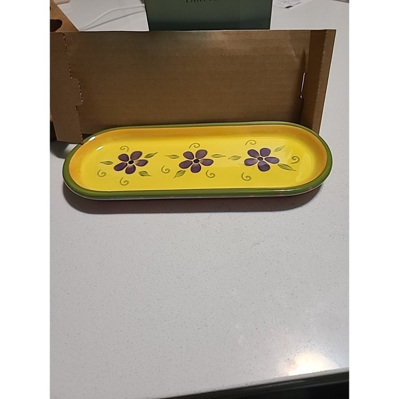 Partylite Flower Pot Trio Candle‎ African Violets NIB P9270  Purple Flowers - Picture 3 of 7